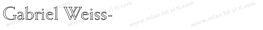 Gabriel Weiss字体转换